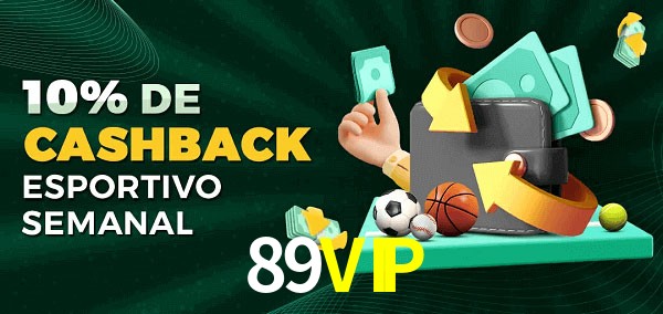 10% de bônus de cashback na 89VIP